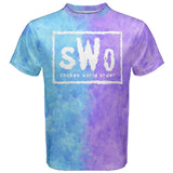 SHONEN WORLD ORDER Tee - Anime Otaku Pastel Geek T-Shirt Parody Shirt - anime gym clothes