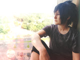 Skulls and swords fantasy replica cosplay tee. Gaming Anime gym clothes