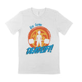 Real Saiyans Deadlift fitness t-shirt - anime workout gym clothes