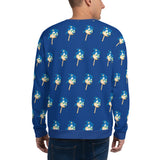 Hedgehog Popsicles Video Game Workout Fitness Sweatshirt Long Sleeve