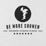 BE MORE SHONEN Train Insaiyan Shirt Anime Fitness Gym Workout design For Adults