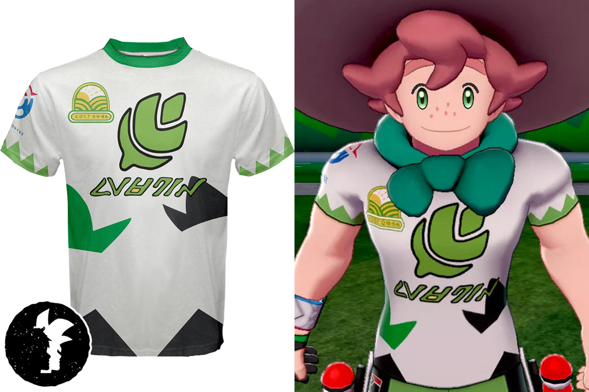Sword And Shield Grass Gym Cosplay T-Shirt - Main Image