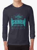 SHINRA Athletics for gamers that lift - Final Fantasy VII 7 Video Game Fitness Gym Workout Long Sleeve Tee t-Shirt