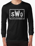SHONEN WORLD ORDER Tee - Anime Otaku Geek T-Shirt Wrestling Parody Shirt - Anime gym clothes