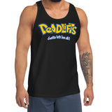 Deadlifts: Gotta Lift 'Em All! Anime Gym Workout Tank Top
