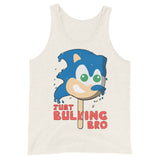 Just Bulking Bro Hedgehog Popsicle Video Game Gamer Workout Fitness Tank Vest