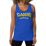 Deadlifts: Gotta Lift 'Em All! Anime Gym Workout Tank Top