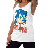 Just Bulking Bro Hedgehog Popsicle Video Game Gamer Workout Fitness Tank Vest