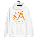 START LIVING - Firefist Minimalist Workout Hoodie - Anime Gym Clothes