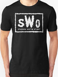 SHONEN WORLD ORDER Tee - Anime Otaku Geek T-Shirt Wrestling Parody Shirt - Anime gym clothes