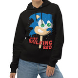 Just Bulking Bro Hedgehog Popsicle Video Game Gamer Workout Fitness Hoodie