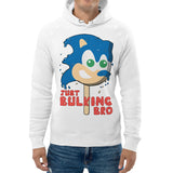 Just Bulking Bro Hedgehog Popsicle Video Game Gamer Workout Fitness Hoodie