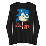 Just Bulking Bro Hedgehog Popsicle Video Game Gamer Workout Fitness Long Sleeve Tee