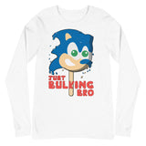 Just Bulking Bro Hedgehog Popsicle Video Game Gamer Workout Fitness Long Sleeve Tee