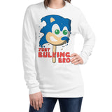 Just Bulking Bro Hedgehog Popsicle Video Game Gamer Workout Fitness Long Sleeve Tee