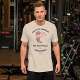 NO PLOT ARMOUR! Motivational T-Shirt - Anime Gym Fitness Clothes