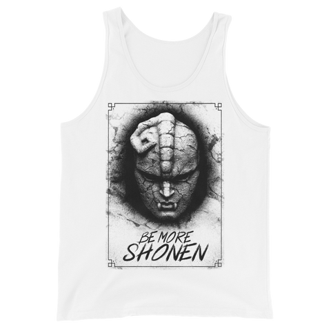Be More Shonen Stone Mask Fitness Tank - Anime Gym Clothes
