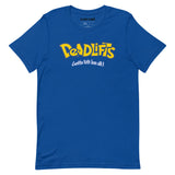 Deadlifts: Gotta Lift 'Em All! Anime Gym Workout T-Shirt