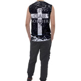 SHINRA ATHLETICS TEE - Gaming Workout T-Shirt/Vest - Anime Fitness Clothes