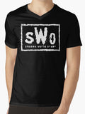 SHONEN WORLD ORDER Tee - Anime Otaku Geek T-Shirt Wrestling Parody Shirt - Anime gym clothes