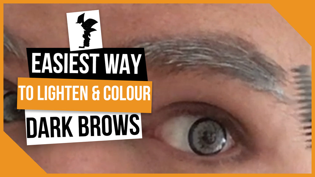 How To Easily Colour Dark Eyebrows For Cosplay