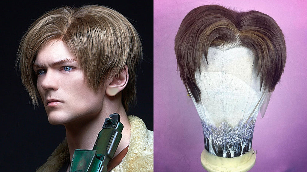 LEON KENNEDY WIG TUTORIAL - RESIDENT EVIL 4 REMAKE COSPLAY