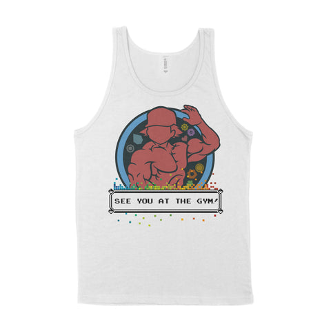 See you at the gym! - Gaming Workout Tank - Anime Fitness Clothes