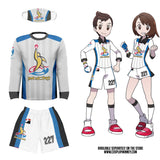 Monster Trainer Victor/Gloria  League Uniform Accurate Realistic Cosplay Tee T-Shirt - Anime Gym Clothes