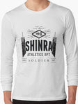 SHINRA Athletics for gamers that lift - Final Fantasy VII 7 Gamer Fitness Gym Workout Long Sleeve Tee t-Shirt