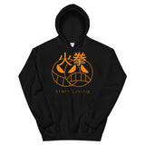 START LIVING - Firefist Minimalist Workout Hoodie - Anime Gym Clothes