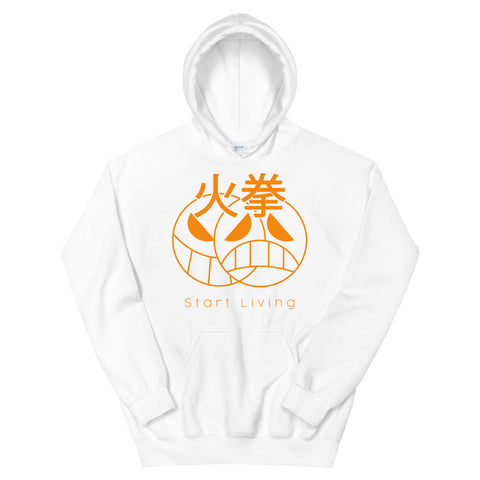 START LIVING - Firefist Minimalist Workout Hoodie - Anime Gym Clothes
