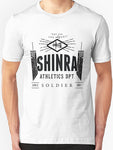SHINRA Athletics for gamers that lift - Final Fantasy VII 7 Gamer Fitness Gym Workout Tee t-Shirt