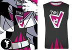 Sword & Shield - Dark Gym Leader Cosplay Vest Shirt - Anime gaming fitness clothes