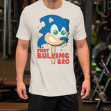 Just Bulking Bro Hedgehog Popsicle Video Game Gamer Workout Fitness Shirt